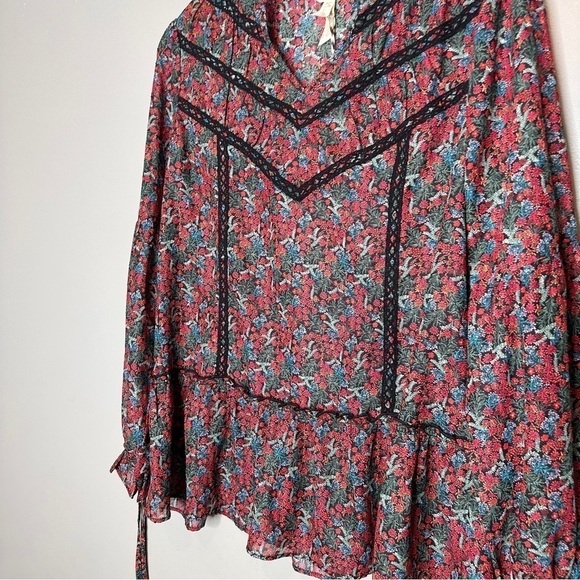 NWT Matilda Jane Carol  Chiffon Peasant Blouse - Picture 2 of 7